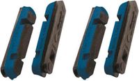 Campagnolo Mille Pack Of 4 Caliper Inserts Velgremblokken Blauw, Zwart