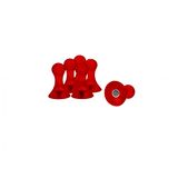 First4magnets F4M19R-1 rode grote fruitige skittle magneet, kantoor en koelkast, 1 verpakking van 6, metaal, 19 mm diameter x 30 mm hoog