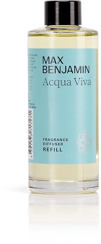 Max Benjamin Navulling voor Geurstokjes 150ml - Acqua Viva