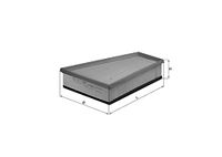 MAHLE Luftfilter LX731
