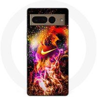 Google Pixel 7 Pro Hoesje Nike kleurrijk schilderij