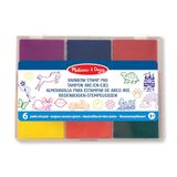 Melissa & Doug Regenboog Stempel Pad Kunst en Ambachten Stempel Sets en Stencils 3+ Gift voor Jongen of Meisje