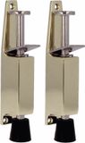 AMIG Arrêt de porte / Verrou de porte - 2x - 165 x 30mm - course de 45mm - commande au pied - Or