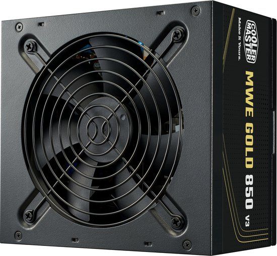 Cooler Master MWE GOLD 850 V3 850W 80 PLUS Gold Niet-modulair ATX 3.1 Zwart