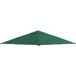 Tente 3x3m de remplacement - Polyester vert, protection solaire imperméable pour jardin, patio et terrasse