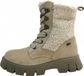 Imac Chaussures enfant Fille Bottines à lacets Beige Loisir