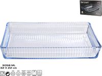 Gerimport Glazen Ovenschaal-Serveerschaal Rechthoekig 32 x 22 cm