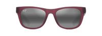 Maui Jim Kaulike Uniseks zonnebril, Mat transparant fuchsia