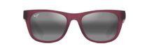 Maui Jim Kaulike Uniseks zonnebril, Mat transparant fuchsia
