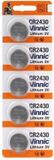 Vinnic 5 Stuks CR2430 3v Lithium Knoopcelbatterij
