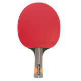 Hy-Pro Tafeltennisvleermuis - koolstofvezelkern, Durbale 7-laags hout, 2 mm spons, met hoofddeksel, prestatiekwaliteit, superieure spin & controle