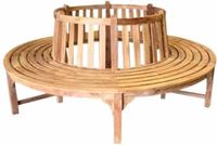 AVH-Outdoor Tuinmeubelen Boombank 180 cm rond teak