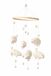 BeYoona Mobiel 6 Schaapjes - 21cm - Vilten Figuren - Fairtrade - Decoratie voor Babykamer