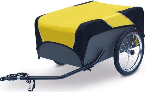 Roland Traveller Fietskar - 16" - Asbevestiging - Zwart