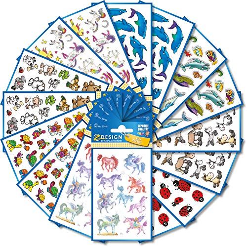 Avery AVERY Doelvorm Art. 59992 Kinderstickers, 522 stuks