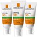 La Roche Posay Anthelios Dry Touch Anti-glim Zonnebrand SPF 50+ Gezicht - 3 x 50 ml