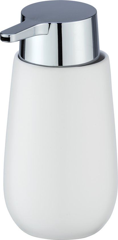 WENKO Zeepdispenser mat wit / zeep pompje / dispenser