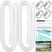 Merkloos Pool Hose 2 Pieces UV-Resistant Pool Hose 32 mm, 150 cm