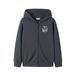 NAME IT KIDS Sweatvest met backprint - blauw
