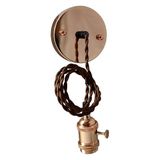 PRENDELUZ Lampfitting, vintage dimmer, antiek messing