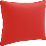 vidaXL Rugkussen PUTTEN 100% Polyester Rood 60 x 40 x 15 cm