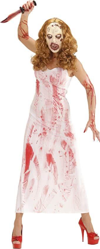 Vegaoo Bebloede moordenares Halloween kostuum voor vrouwen - Large
