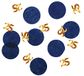 Folat Confetti elegant blauw 25 jaar - 25 gram kleur (66325)