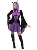 Smiffys Vampiress Vleermuis Cosplay Kostuum Vrouw L