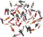 Merkloos Model Mensen - Figuurtjes - Modelbouw - Voorgeschilderd - 1:30 Schaal - Multicolor