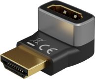 Goobay 72009 HDMI Type A (Standaard) Zwart, Zilver Video Kabel Adapter