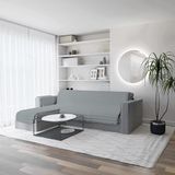 Trendy Waterdichte en Doubleface bankhoes, Grijs 190cm, 100% microfiber