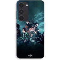 Maniacase Coque Pour Samsung Galaxy S23 Plus Tanjiro Nezuko Demon Slayer