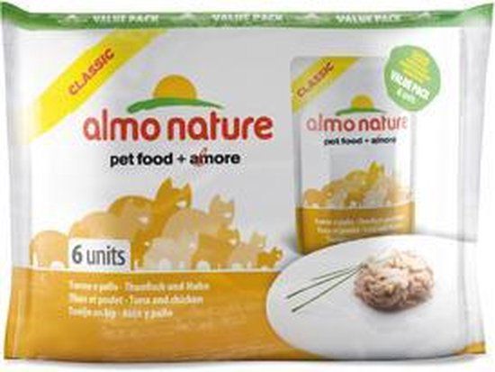 Almo Nature Tonijn/Kip Valuepack - 8 x (6x55 GR)