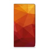 B2Ctelecom Samsung Galaxy S23 Stand Case Polygon Red