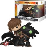 Funko How To Train Your Dragon Hiccup with Toothless (Pop Ride! Deluxe) vinyl figuur