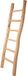 UNUS® Ladder decoratie hout hangend 140 cm naturel