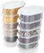 Ibenzoa® Set de 10 Boîtes de Rangement Hermétiques pour Cuisine avec Couvercle et Conception Empilable