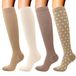 Icecat Ensemble de 4 chaussettes de compression pour le sport et les voyages