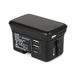 RealPower TravelCharge-4k Chargeur USB sans fil universel noir, intérieur, extérieur