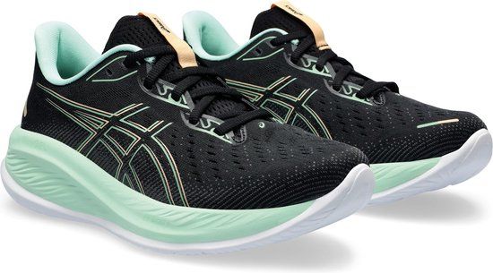 Asics Gel-Cumulus 26 Sportschoenen Vrouwen - Maat 38 - Zwart/Mintgroen - Hardlopen