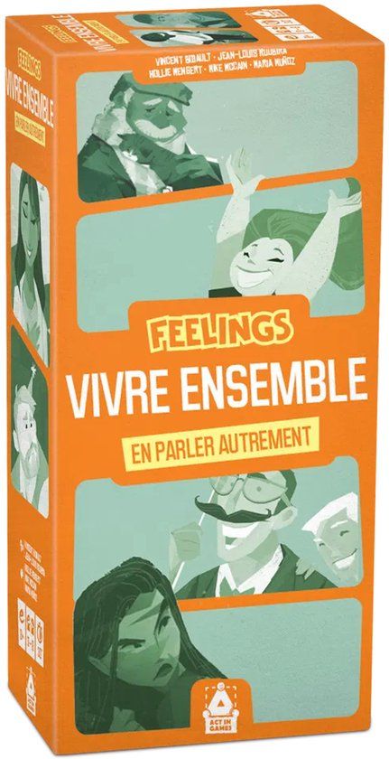 Blackrock Games FEELINGS - Vivre ensemble, Kaartspel, 8 jaar, 30 min, 30 min