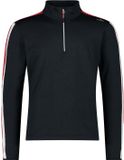 CMP Sweatshirt Heren 4XL Nero Mel/Ferrari