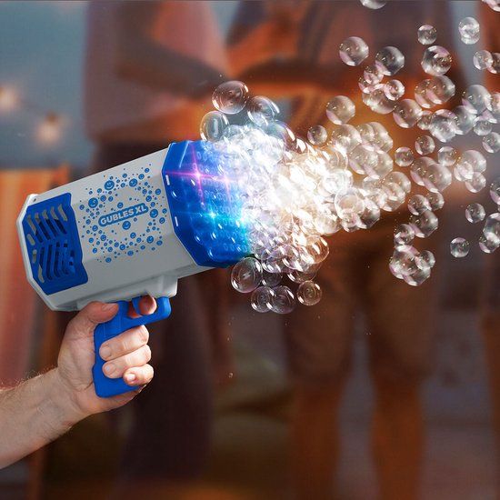 Gubles XL InnovaGoods - Gigantisch bellenblaaspistool met ledverlichting