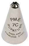PME ST7C Supatube No. 7C Large Closed Star Pastry Decorating Nozzle Stainless Steel