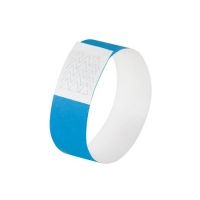 Sigel super soft evenementenbandjes neon blauw 520 stuks
