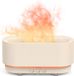 Humidificateur et diffuseur d'arômes - Mini humidificateur USB - Effet flamme LED, brume fraîche, minuterie, arrêt automatique, fonctionnement silencieux