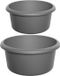 Whitefurze Afwasteil/afwasbak - 4 en 8 liter - grijs - 27 x 13 cm