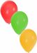 Shoppartners Ballonnen rood/geel/groen - 75x stuks - Carnaval thema kleuren - feestartikelen