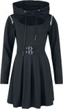 Chemical Black Blackout jurk Korte jurk zwart XS Katoen - Gothic