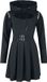 Chemical Black Blackout jurk Korte jurk zwart XS Katoen - Gothic